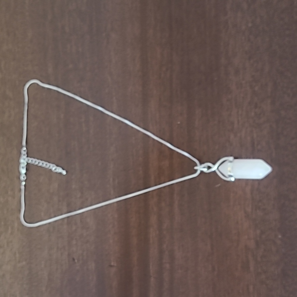 Quartzite charm necklace